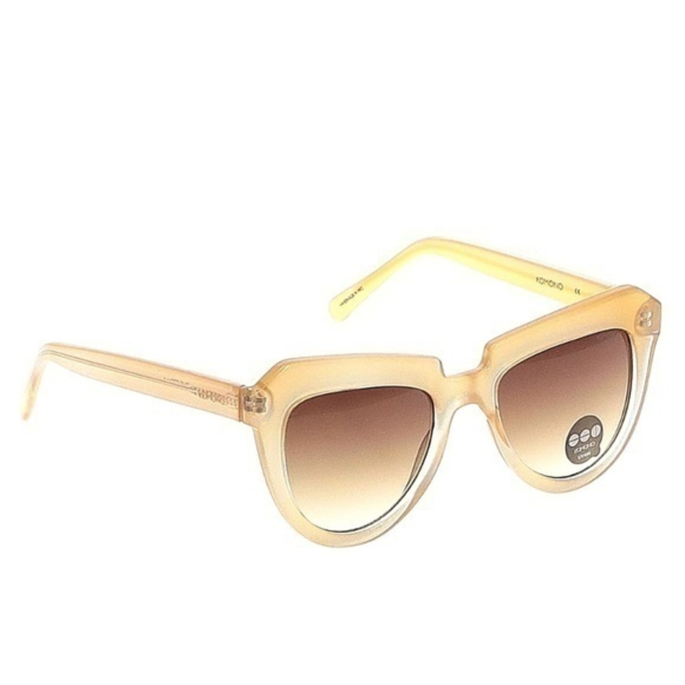 KOMONO sunglasses Stella Gold NEW cat eye - Picture 2 of 13